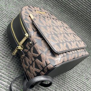 Michael Kors Adina Medium Backpack Brown/Black